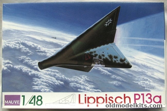 Mauve 1/48 Lippisch P13A - (P-13a), 00066-3900 plastic model kit